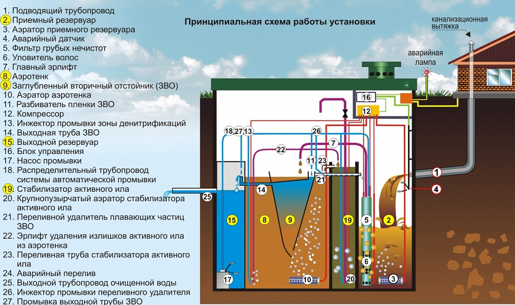 устройство септика